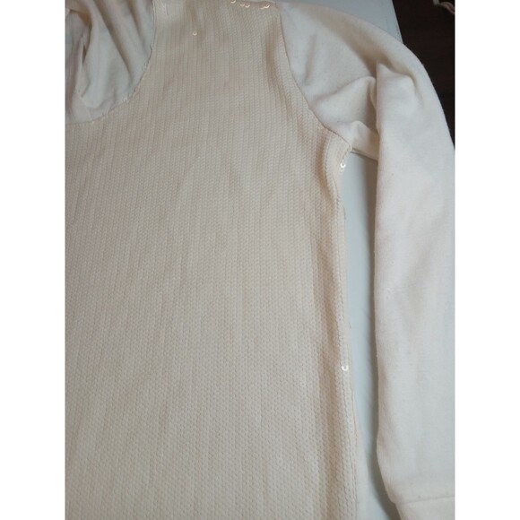 Colleen Lopez Mixed Media Sequin Front Hoodie, Medium - Picture 3 of 11